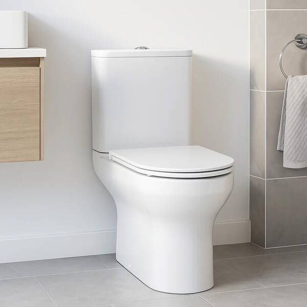 Унитаз-компакт Devit Life5810020 с крышкой soft-close безободковый
