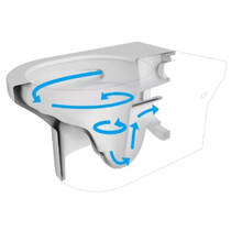 Унітаз підвісний Devit Do It 4010511 з кришкою soft-close, Vortex Flush, білий глянець, фото №4