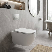 Унітаз підвісний Devit Do It 4010511 з кришкою soft-close, Vortex Flush, білий глянець, фото №6
