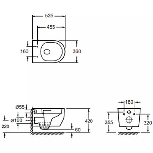 Унітаз підвісний Devit Do It 4010511 з кришкою soft-close, Vortex Flush, білий глянець, фото 5