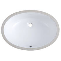 Раковина Devit Ovale 1611137 под столешницу 55,5 см, белый, фото №2