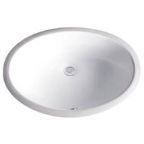 Раковина Devit Ovale 1611137 под столешницу 55,5 см, белый, фото №3