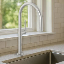 Смеситель для кухни Kludi Reef 50851N575 никель матовый, фото №1