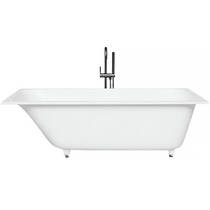 Ванна из искусственного камня WGT Water Stone Napoli 170х75 см белый глянец, фото №2