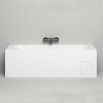 Ванна из искусственного камня WGT Water Stone Napoli 170х75 см белый глянец, фото №1