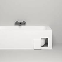 Ванна из искусственного камня WGT Water Stone Napoli 170х75 см белый глянец, фото №4