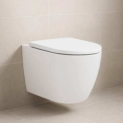 Унітаз підлоговий Geberit iCon 503.080.00.1 з кришкою SoftClose, QuickRelease, білий глянець, фото 6