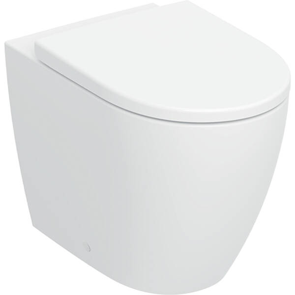 Унітаз підлоговий Geberit iCon 503.080.00.1 з кришкою SoftClose, QuickRelease, білий глянець, фото 2