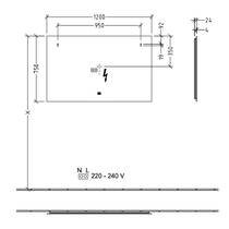 Зеркало Villeroy&Boch More to See One A4771200 с LED-подсветкой 1200х750 мм, фото №3