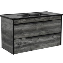 Тумба Аква Родос Loft-Neo 20052 консольна дуб морас з раковиною Arte 100 см, фото №2