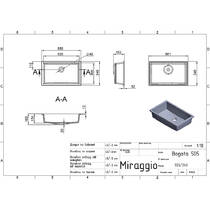 Раковина Miraggio Bogota 505 55 см белый глянец, фото №5
