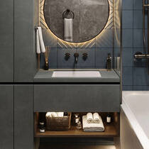 Раковина Miraggio Bogota 505 55 см белый глянец, фото №6