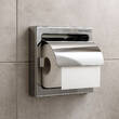 Держатель для туалетной бумаги Genwec GW03 08 04 02 с крышкой, нержавеющая сталь, фото 1