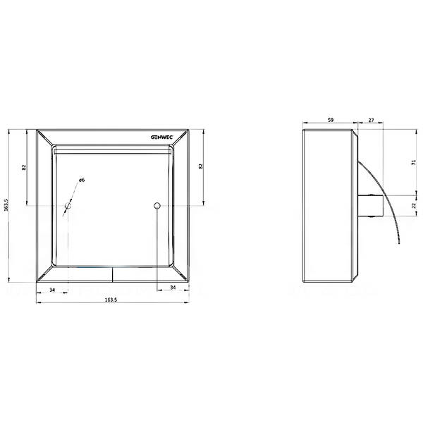 Держатель для туалетной бумаги Genwec GW03 08 04 02 с крышкой, нержавеющая сталь, фото 3