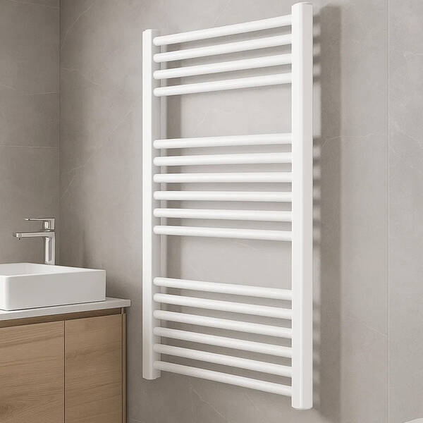 Полотенцесушитель водяной Марио Гера 1.2.0400.03.WM 800х500/470, белый матовый, фото 1