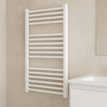 Полотенцесушитель водяной Марио Гера 1.2.0400.03.WM 800х500/470, белый матовый, фото №4