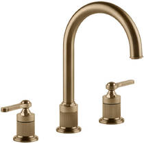 Смеситель для раковины Gessi Venti20 65016-726 бронза матовый, фото №2