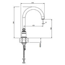 Смеситель для раковины Gessi Venti20 65016-726 бронза матовый, фото №4