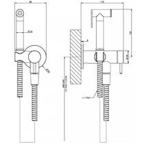 Гігієнічний душ Gessi Tondo 45130-726 бронза матовий, фото №3