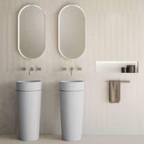 П'єдестал для раковини Kerasan Oke 5575 30 білий матовий, фото №1