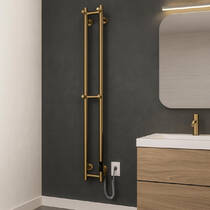 Полотенцесушитель электрический Марио e-INOX Соле 1170х140 TR 2.0 K 2.13.046353.B 65 Вт бронза, фото №1