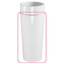 П'єдестал для раковини Kerasan Oke 5575 01 білий глянець, фото №2