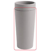 П'єдестал для раковини Kerasan Oke 5575 59 сірий мат, фото №2