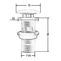 Донний клапан для раковини ArtCeram ACA038 44;00 Cliсk-Claсk green salvia, фото №2