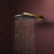 Тримач верхнього душу Hansgrohe 24337990 настінний, золото глянець, фото №1