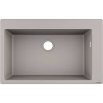 Кухонна мийка Hansgrohe S51 43313380, сірий бетон, фото №2