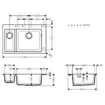 Кухонна мийка Hansgrohe S51 43315380, бетон, фото №3