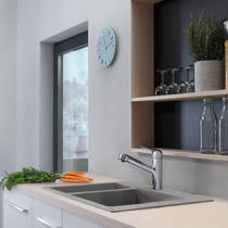 Кухонна мийка Hansgrohe S51 43315380, бетон, фото №4