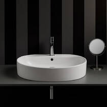 Раковина Kerasan Arredo 0285 30 65 см білий глянець, фото №4