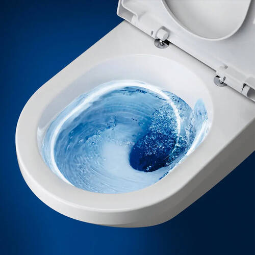 Унітаз підвісний Villeroy&Boch Architectura 5684CL01 з кришкою Soft Close та змивом Twistflush, білий глянець, фото 4