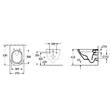 Унітаз підвісний Villeroy&Boch Architectura 5684CL01 з кришкою Soft Close та змивом Twistflush, білий глянець, фото 3