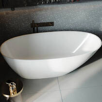 Ванна зі штучного каменю Miraggio Melbourne 1685x760 см білий глянець, фото №6