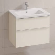 Тумба для раковини Geberit iCon 502.304.JL.1 підвісна пісочно-сірий глянець, фото №1