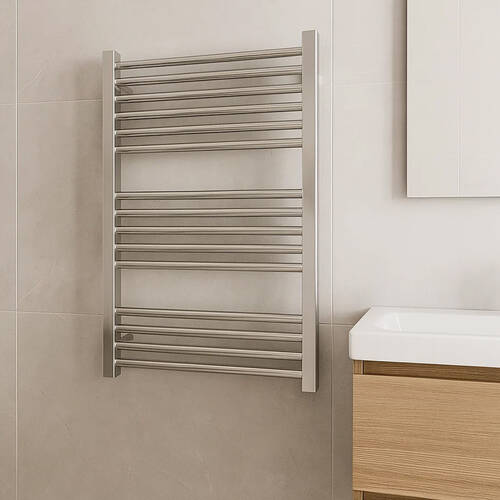 Полотенцесушитель водяной Mario INOX Гера 770х530/500, 770х530 см полированная нержавеющая сталь, фото 1