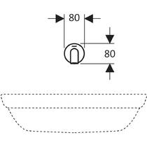 Смеситель скрытого монтажа для раковины Geberit Piave 116.262.14.1 бесконтактный электронный, черный матовый, фото №4