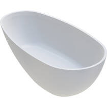 Ванна зі штучного каменю Vayer Lacerta 168х86,5 см білий, фото №2