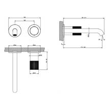 Смеситель скрытого монтажа для ванны Gessi Habito 70588-031 хром, фото №3