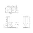 Унитаз-компакт Devit Basic Round 3020147 безободковый с крышкой soft-close, белый, фото 4
