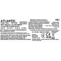Водонагреватель бытовой электрический Atlantic OPro Central Domestic Wall Mounted 150 ES-VM150ME-B(2200W) 871236, фото №5
