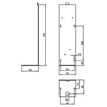 Дозатор для рідкого мила Genwec GW13 19 06 02 сенсорний, кріплення за дзеркалом, хром, фото №3