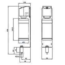 Дозатор для рідкого мила Genwec GW13 19 06 02 сенсорний, кріплення за дзеркалом, хром, фото №2