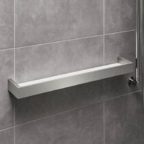 Полиця з акрилового скла Decor Walther Brick 0593834 нікель матовий, фото №1