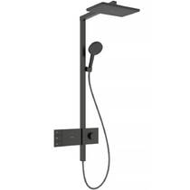Душевая система скрытого монтажа Hansgrohe Raindance Alive Q 24591340 с термостатом, хром черный матовый, фото №2