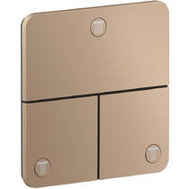 Переключатель потоков скрытого монтажа для душа Axor ShowerSelect ID красное золото полированный, фото №2