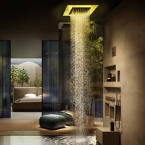 Верхний душ Gessi Sogni 57963-726 с хромотерапией, теплая бронза матовый, фото №1