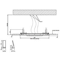 Верхний душ Gessi Sogni 57963-726 с хромотерапией, теплая бронза матовый, фото №4